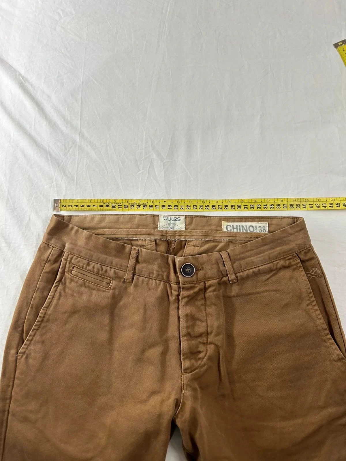 Chino beige marron Jules – photo 6